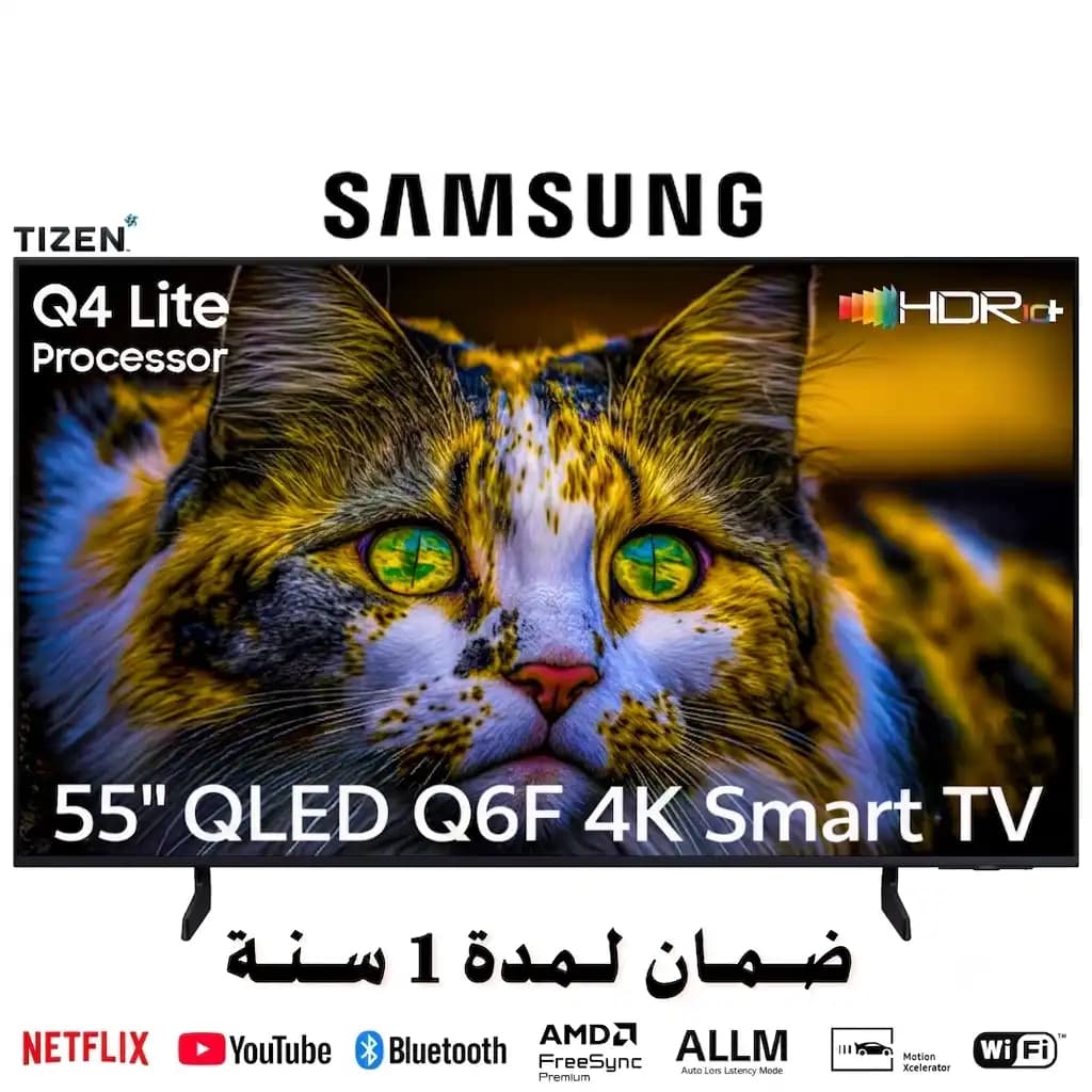 Téléviseur Samsung QLED 55 pouces – Modèle QA55Q6FAAUXMV