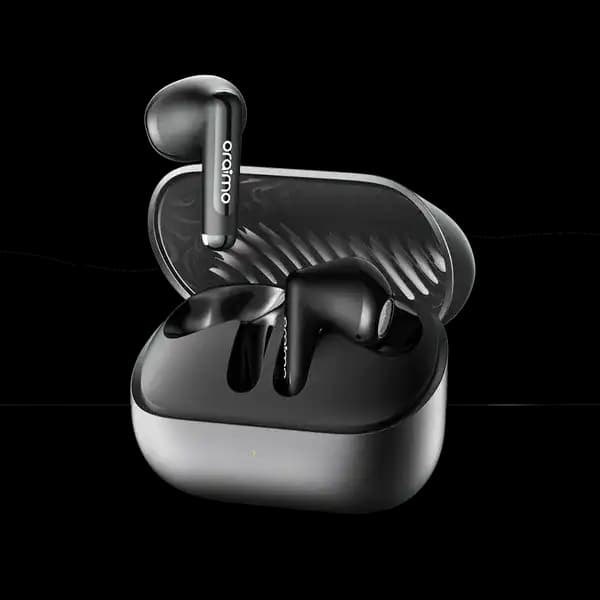 Écouteurs True Wireless Oraimo SpaceBuds Air+ – Finition Métallique et Étanchéité IPX4