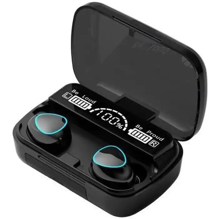 Ecouteurs Bluetooth 5.1 - M10 Autonomie 4h Étui de Chargement IP7 HiFi Stéréo Imperméable (DESIGN ET COULEUR ALÉATOIRES)
