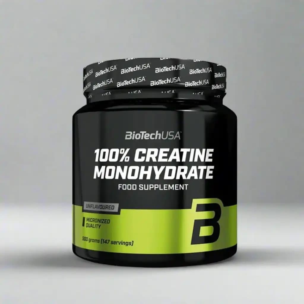 BIOTECHUSA - 100% monohydrate de créatine - Sans saveur 500 g