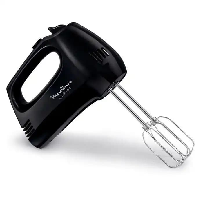 Batteur Moulinex PREP MIX 450W 5 Vitesses 2 Fouets 2 crochets HM450B10