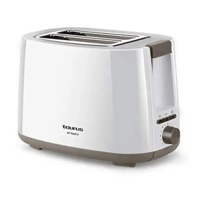 Grille-pain TAURUS My Toast II - Blanc - 2 emplacements - 750W - Fonction dégivrage