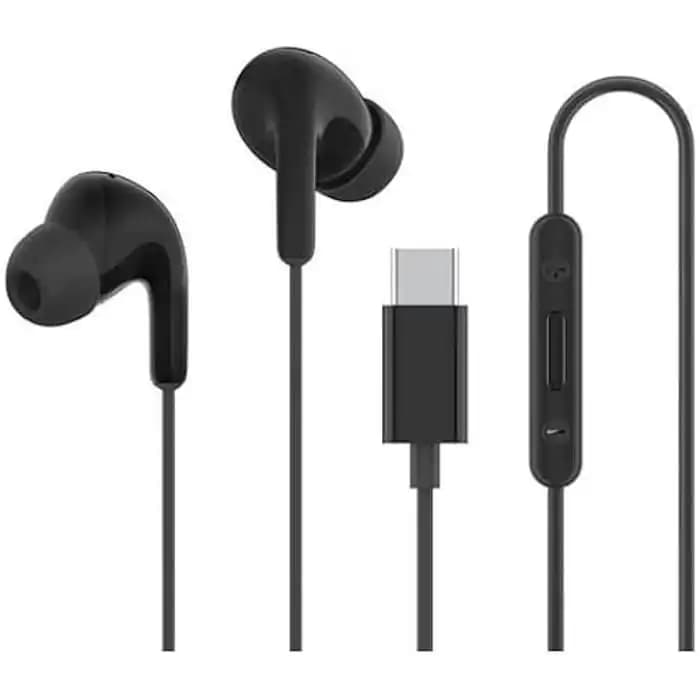 XIAOMI - Écouteurs Fil Type-C - Noir - Microphone HD - Suppression du bruit - Confort ergonomique