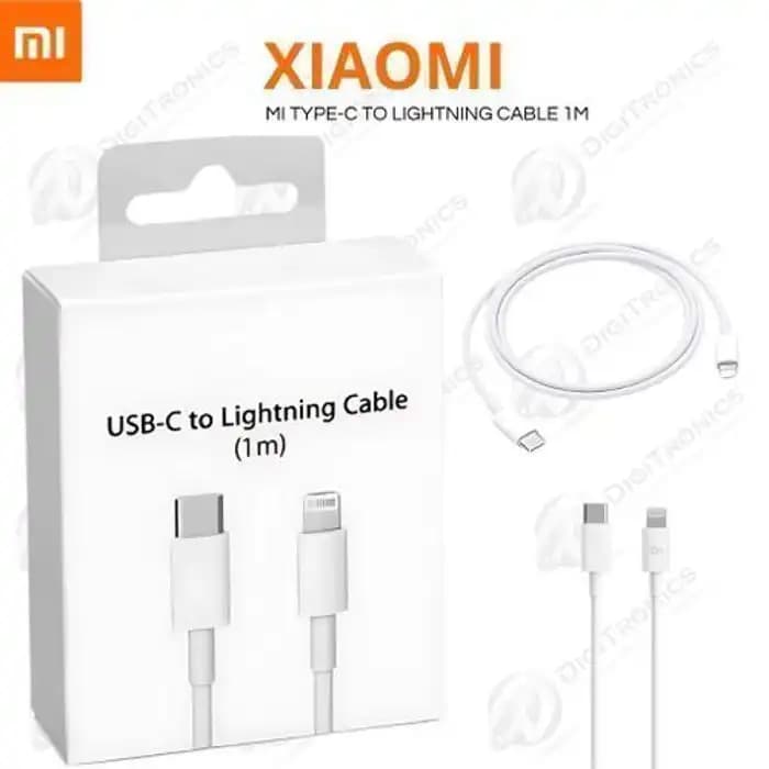 Xiaomi - Câble Mi Type-C vers Lightning (1m) – Certification MFi – Charge Rapide PD – Blanc
