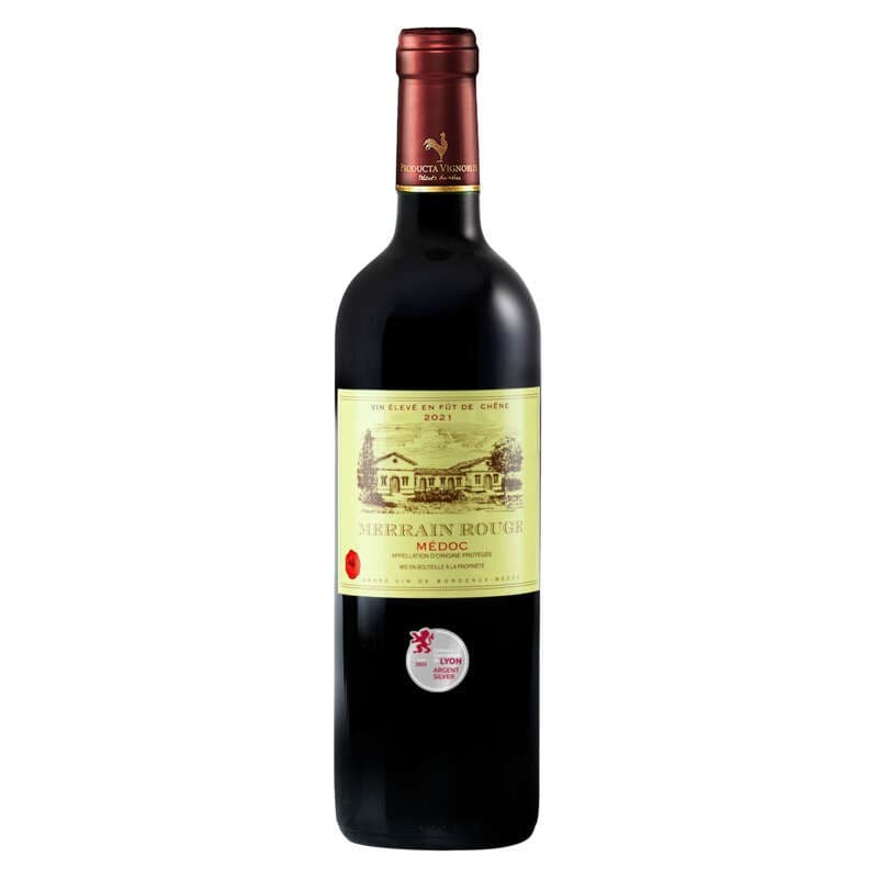 Merrain Rouge Médoc Aop, Rouge 75cl