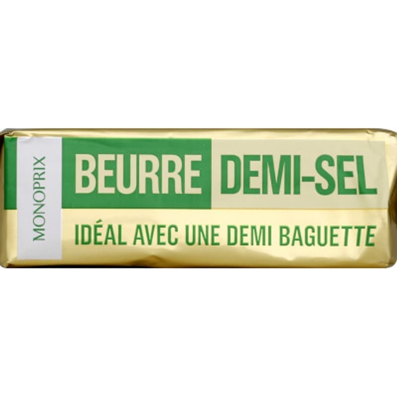 Monoprix Beurre demi-sel 250g