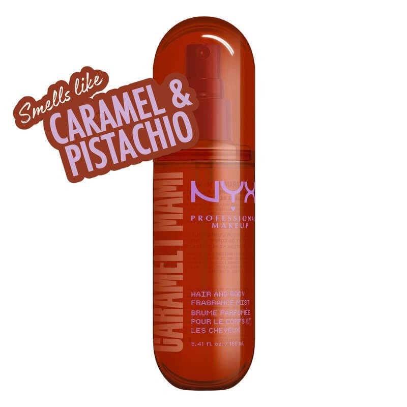 NYX Professional Makeup Fat Oil Body Brume parfumée Corps & Cheveux Caramelt Mami 160ml