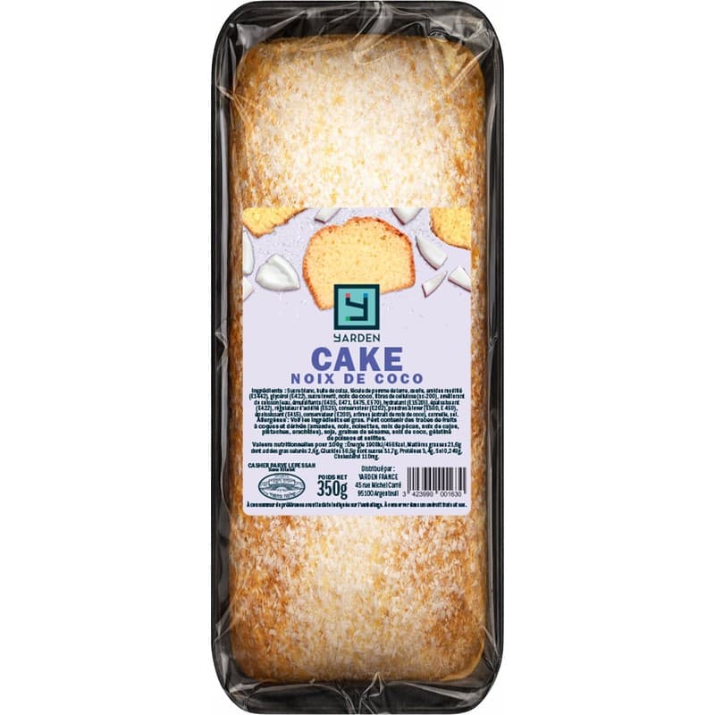 Yarden Cake à la noix de coco pessah 350g