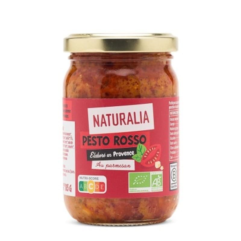 Naturalia Sauce Pesto Rosso au Parmesan 185g