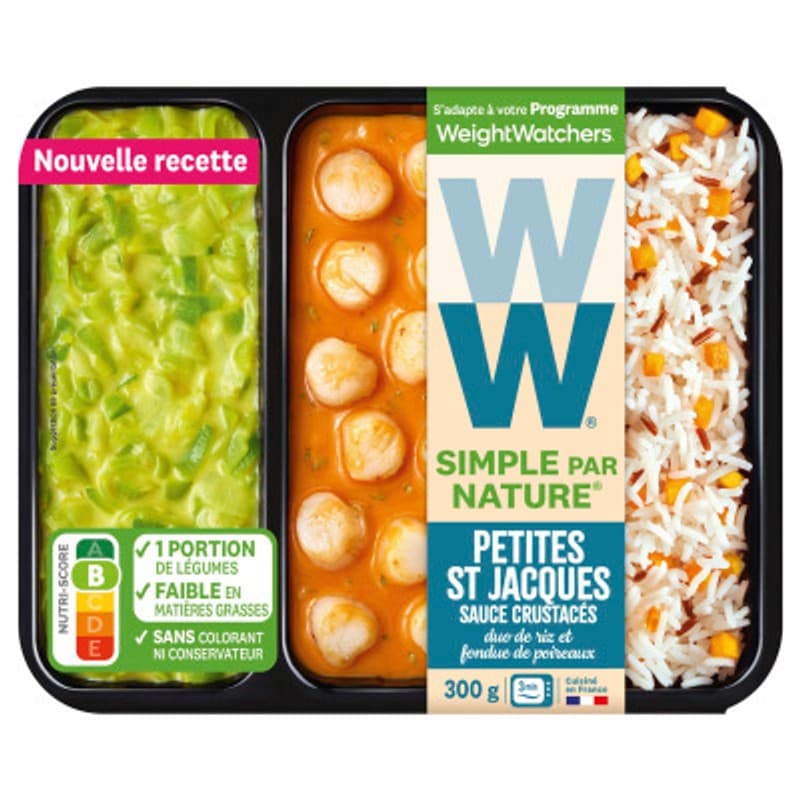 WeightWatchers Petites St Jacques Duo Riz 300g