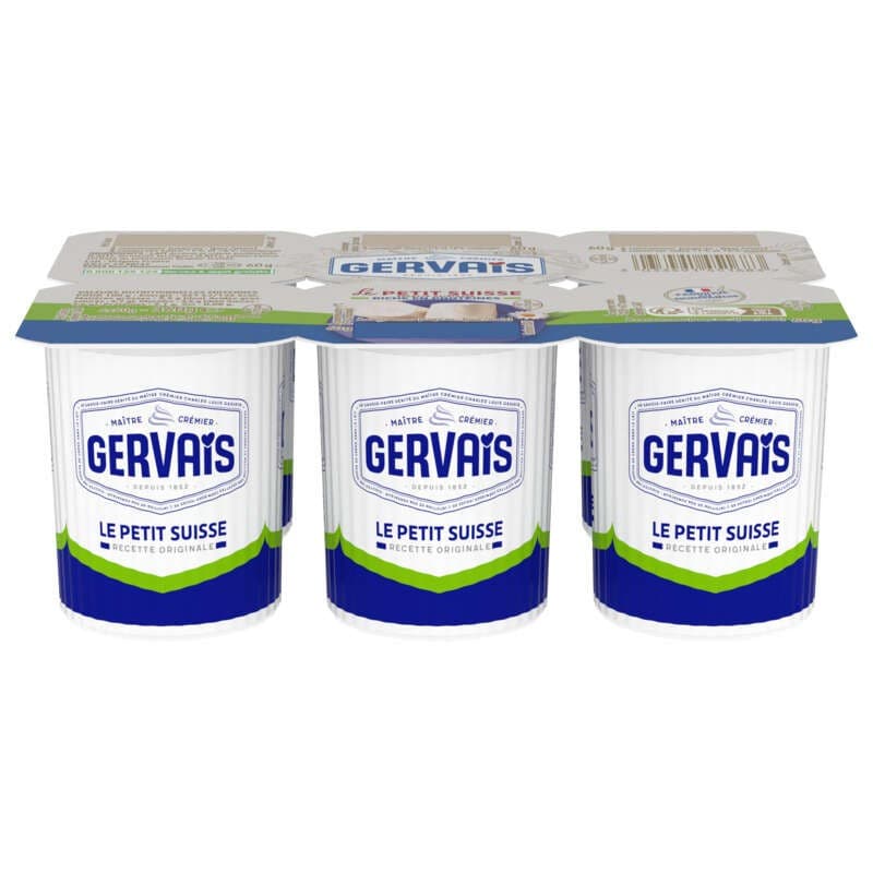 Gervais Petits Suisses Nature 9.5% Mg 6x60g