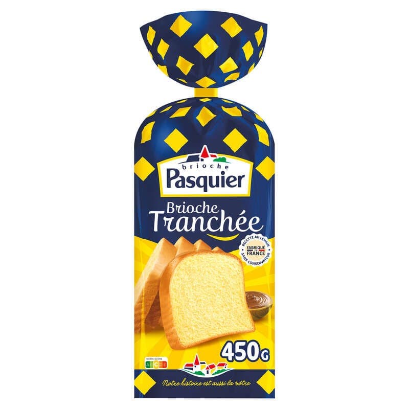 Brioche Pasquier Brioche Tranchee 450g