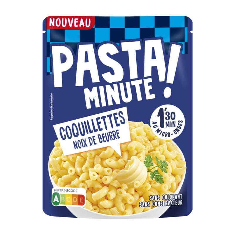 Lustucru Pasta Minute Coquillettes Noix de Beurre 220g