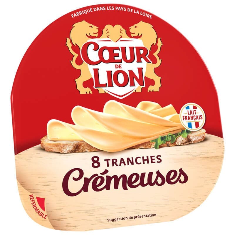 Cœur de Lion Tranches crémeuses x8 150g