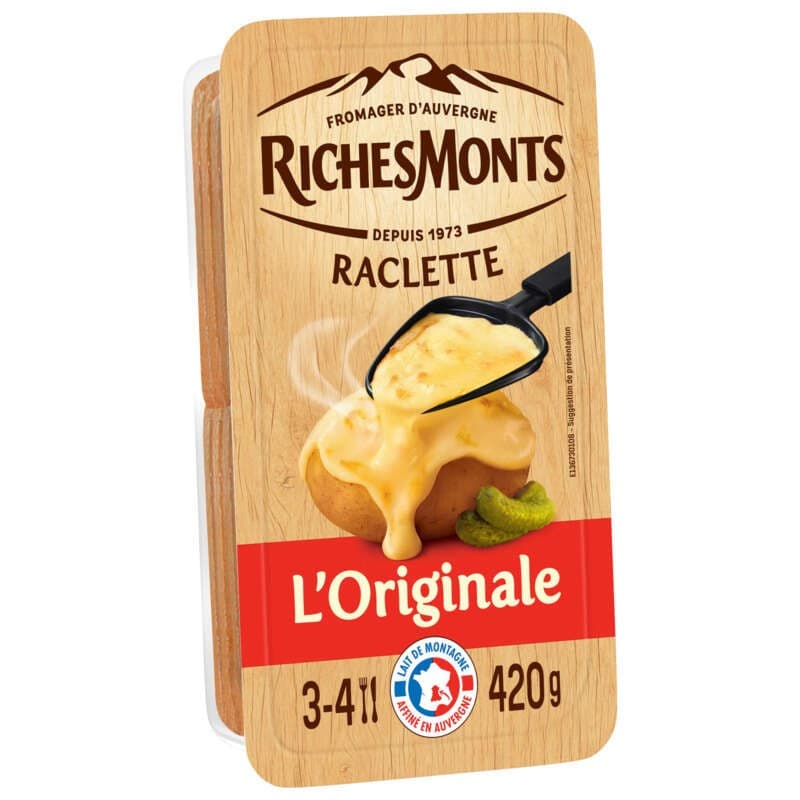 RichesMonts La Raclette Fromage Classique 420g