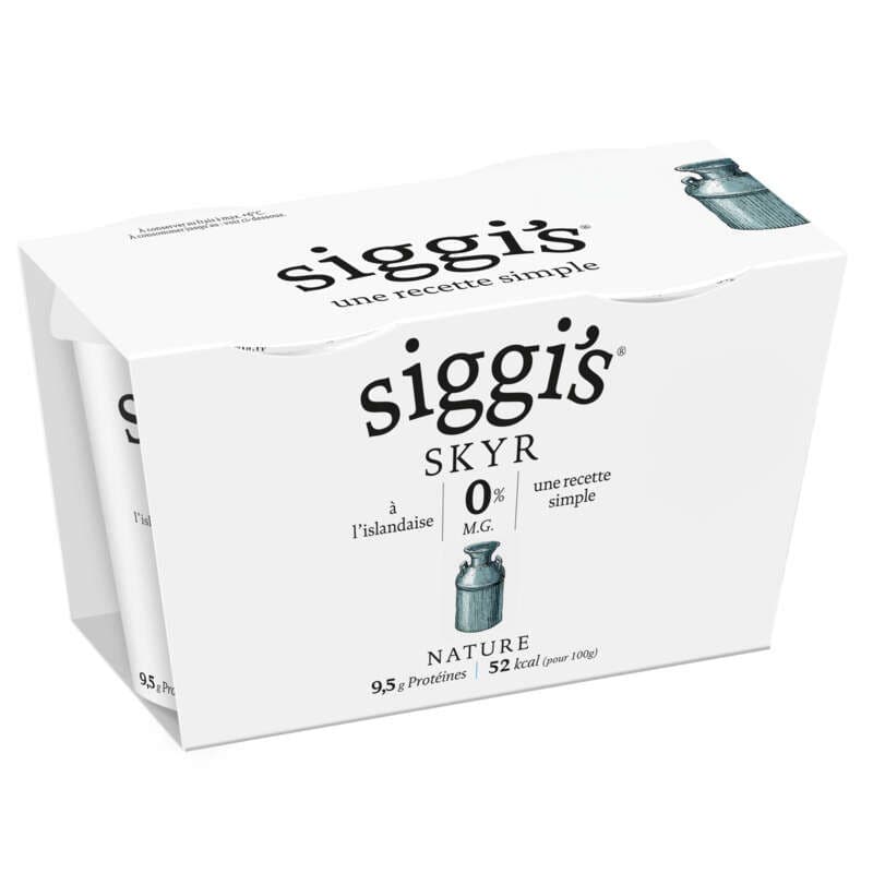 Siggi's Skyr 0% Mg Nature 2x140g
