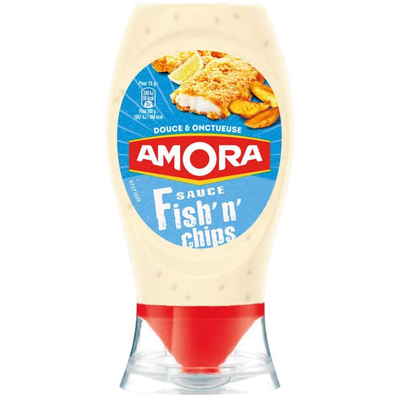 Amora Sauce Fish'n'Chips Flacon Souple 251g