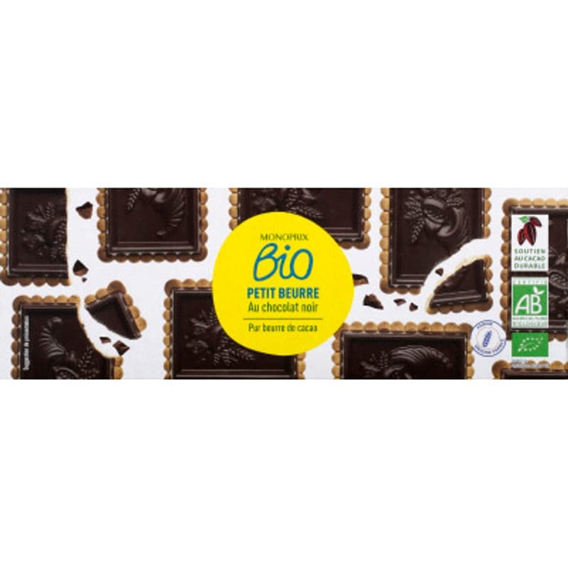 Monoprix Bio Petit Beurre au chocolat noir 150g