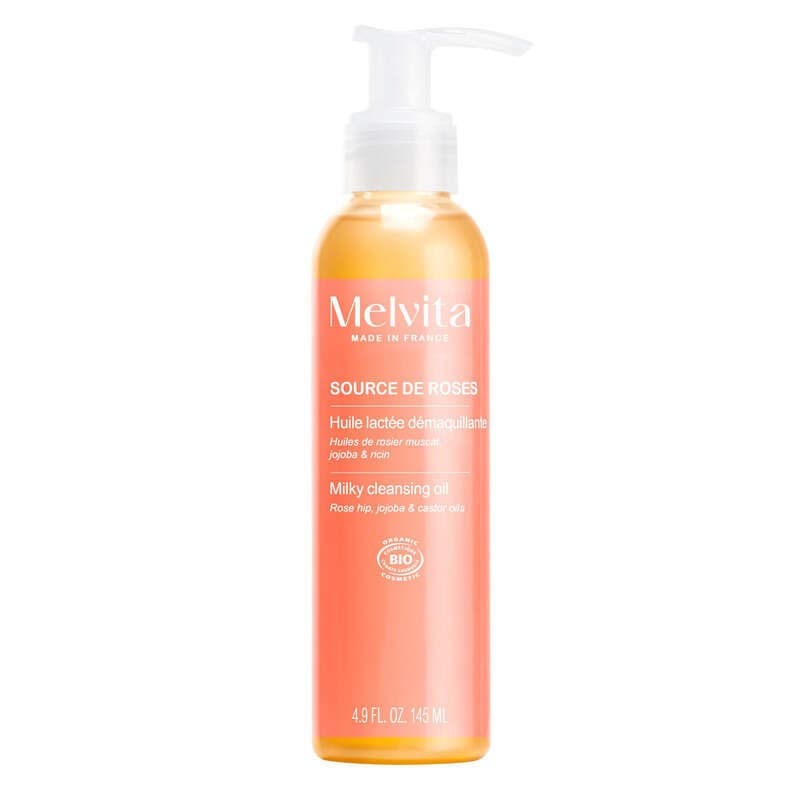 [Para] Melvita Source des Roses Huile Lactée Démaquillante Bio 145ml