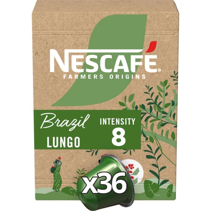 Nescafé Café Capsules Brazil Lungo Intensité 8 x36