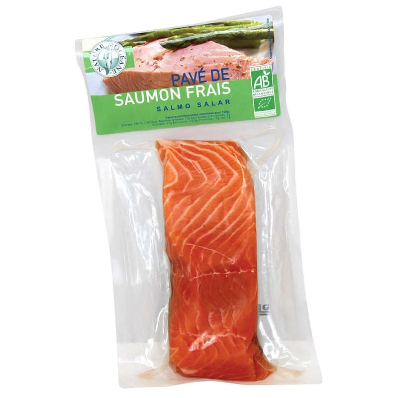 Nature Océane Pavé de Saumon Frais Bio 125g