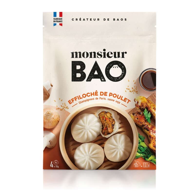 Monsieur Bao Poulet x4 220g