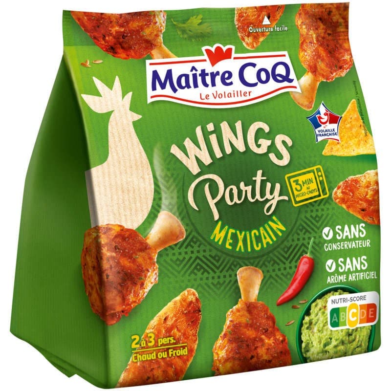 Maître CoQ Wings party mexicain Sachet de 400g