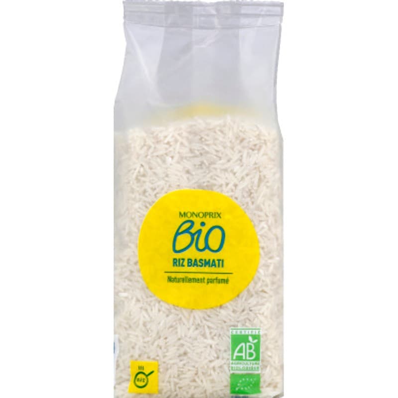 Monoprix Bio Riz Basmati 500g