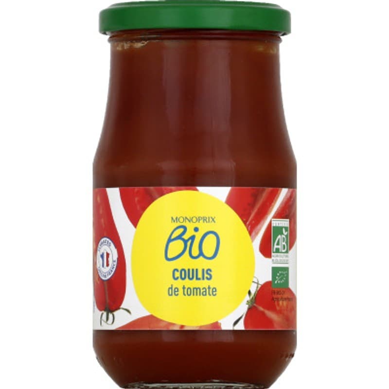 Monoprix Bio Coulis de tomate 350g