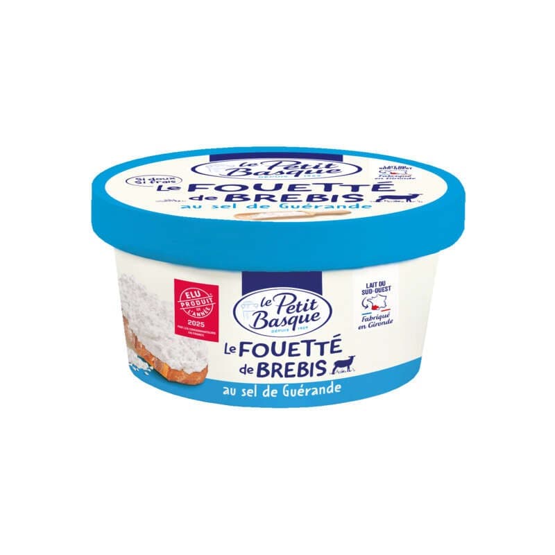 Le Petit Basque Le Fouetté De Brebis Au Sel De Guérande 140g