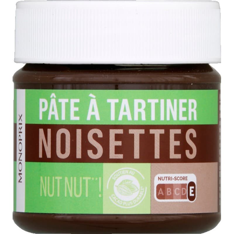 Monoprix Pâte à tartiner 13% Noisettes 200g