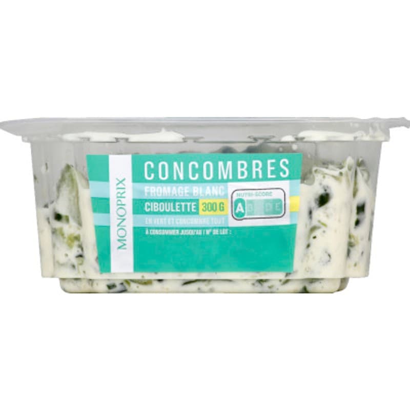 Monoprix Concombres au fromage blanc 300g