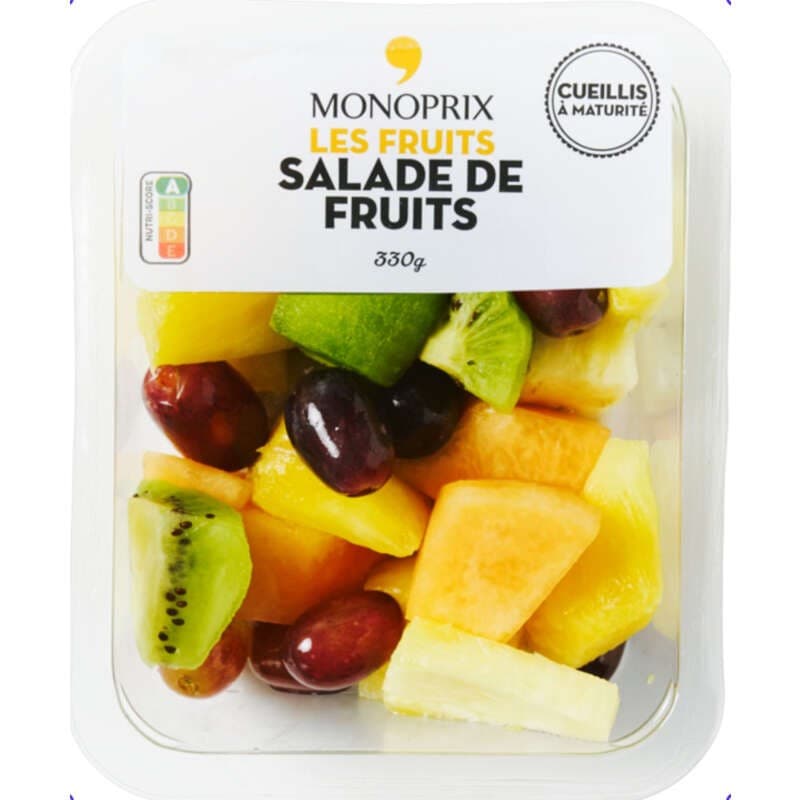 Monoprix Ananas Melon Kiwi Raisin 300g