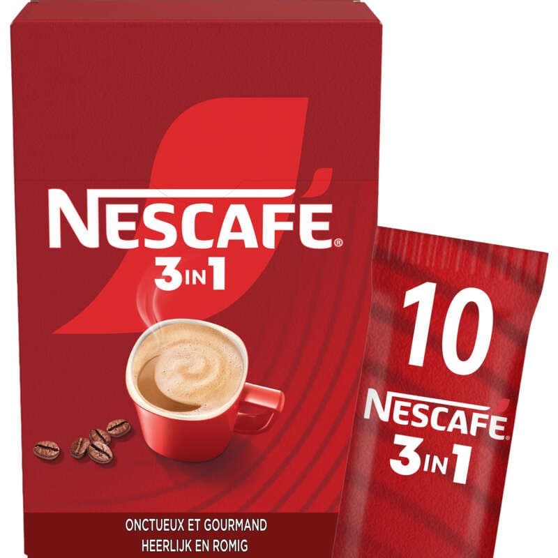 Nescafé Café Soluble 3 en 1 x10 sticks 15,5g