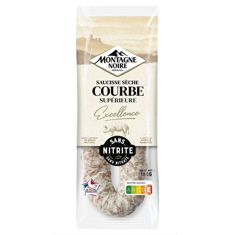 Montagne Noire Saucisse sèche Courbe Supérieure excellence 180g