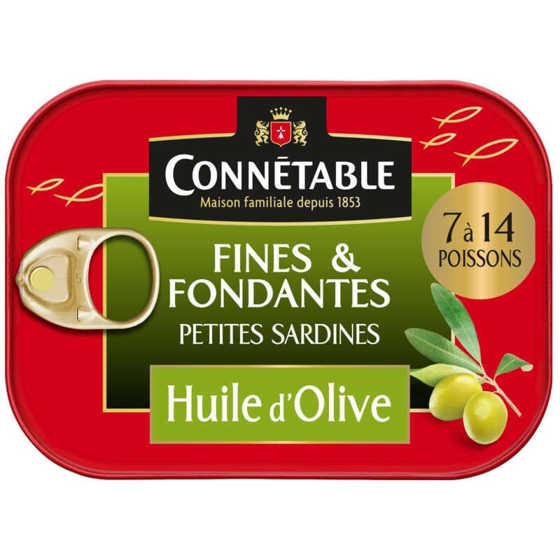 Connétable Petites Sardines à l'Huile d'Olive 106g