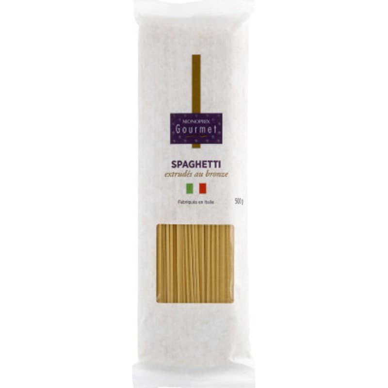 Monoprix Gourmet Spaghetti Moulée au Bronze 500g