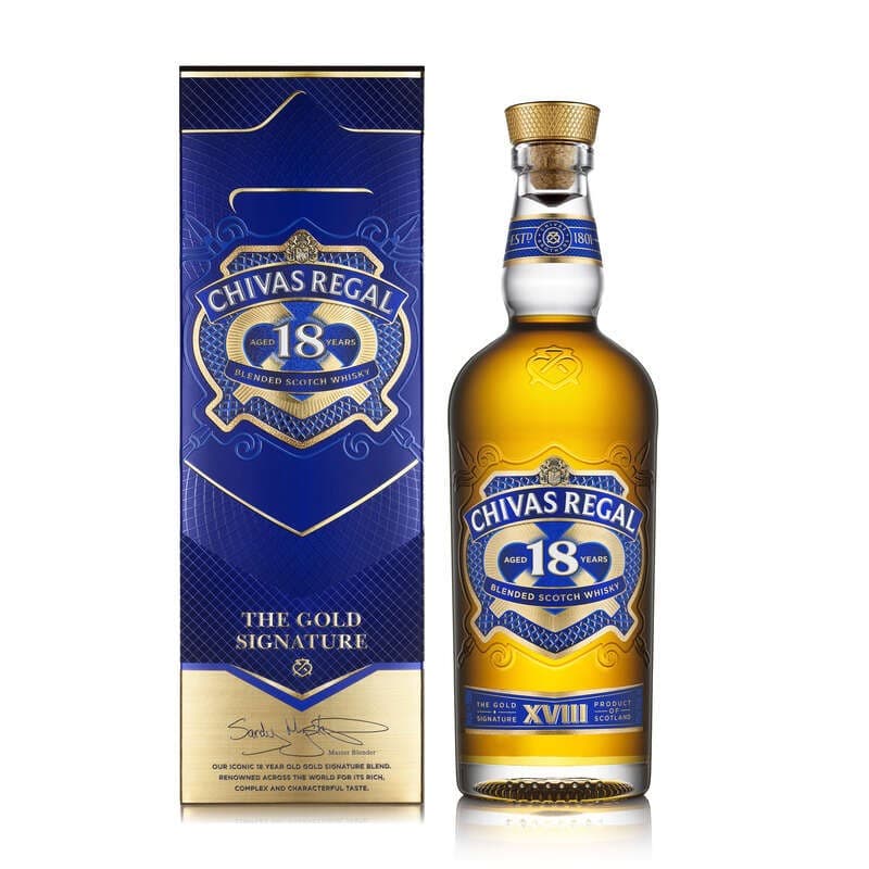 Chivas Regal Scotch Whisky, Cold Signature, 18 Ans D'Âge, 40% Vol. 70cl