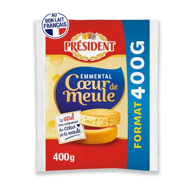 Président Emmental Cœur de Meule Portion 400g