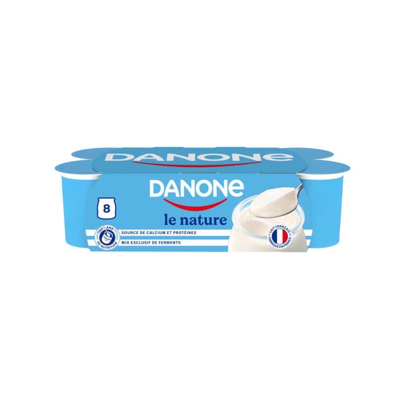 Danone Yaourt Nature Le pack 8x125g