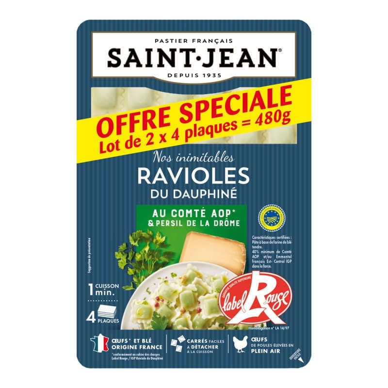 Saint jean Ravioles du Dauphiné 2x240g