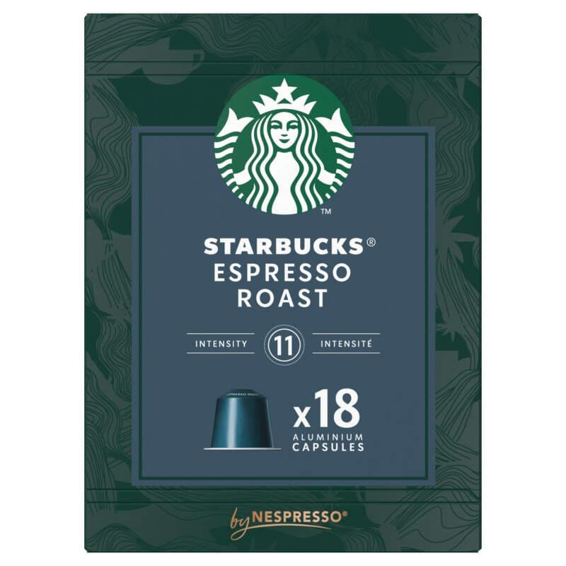 Starbucks Café Capsules Espresso Roast Intensité 11 x18