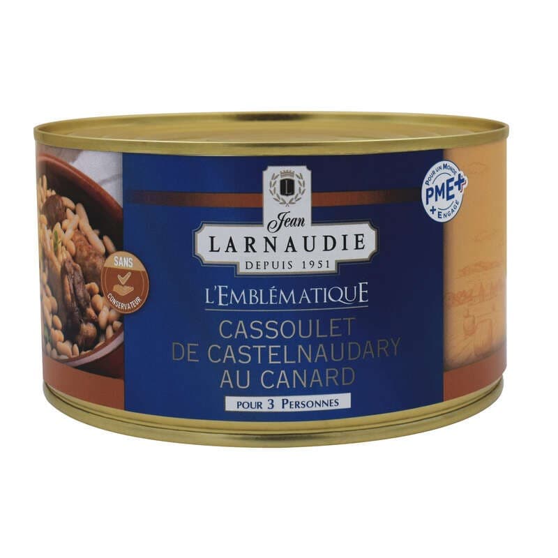 Jean Larnaudie Cassoulet au confit de canard 1350g
