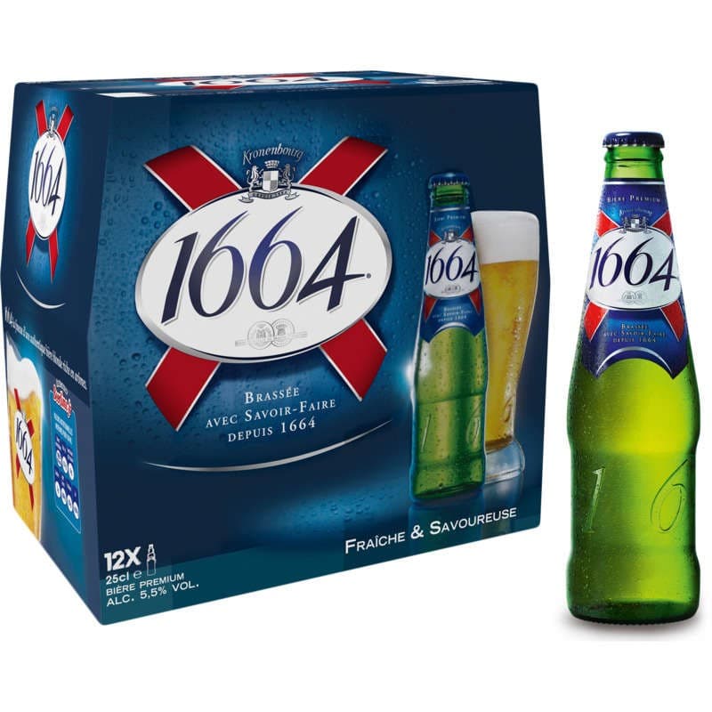 1664 Bière Blonde 12x25cl