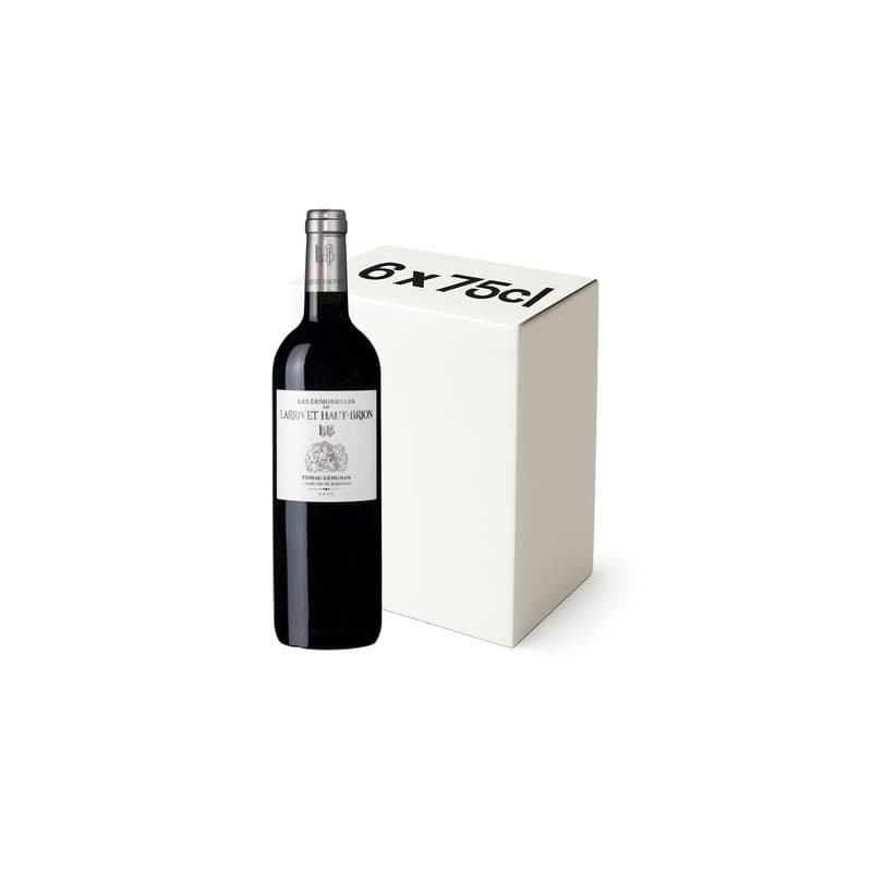 Les Demoiselles De Larrivet Haut Brion Bordeaux Pessac-Léognan A.O.P. Rouge Carton 6x75cl
