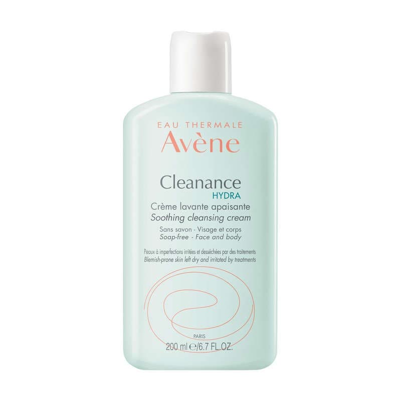 [Para] Eau Thermale Avène - Cleanance - HYDRA Crème lavante apaisante - peaux desséchées et irritées par traitements 200ml