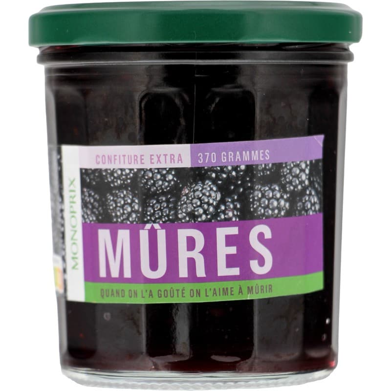 Monoprix Confiture Mûre 370g