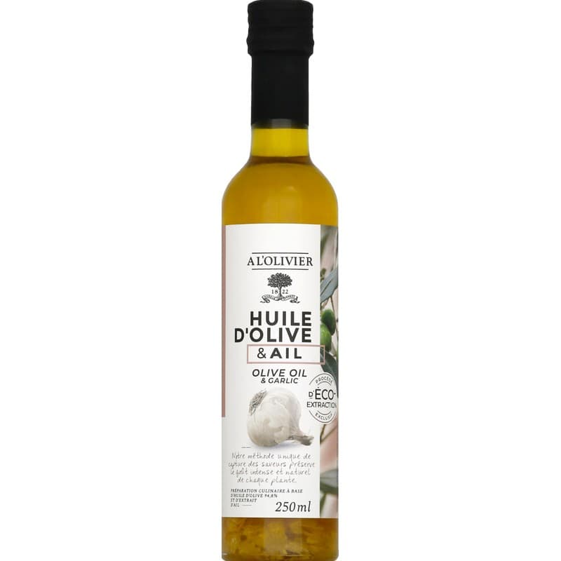 A l'Olivier Huile D'olive à l'Ail 25cl