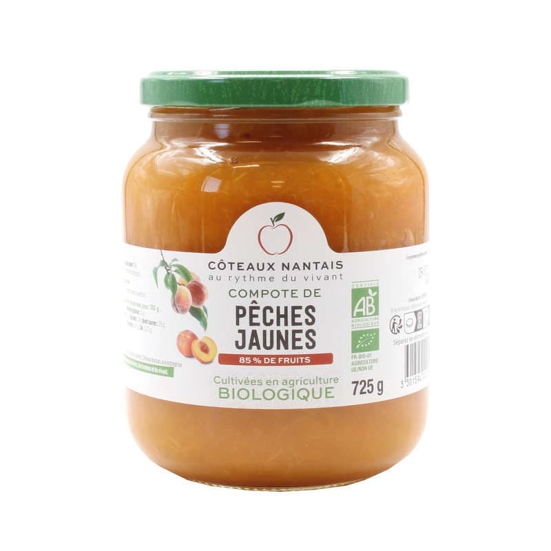 [Par Naturalia] Coteaux Nantais Compote De Pêche Bio 725g