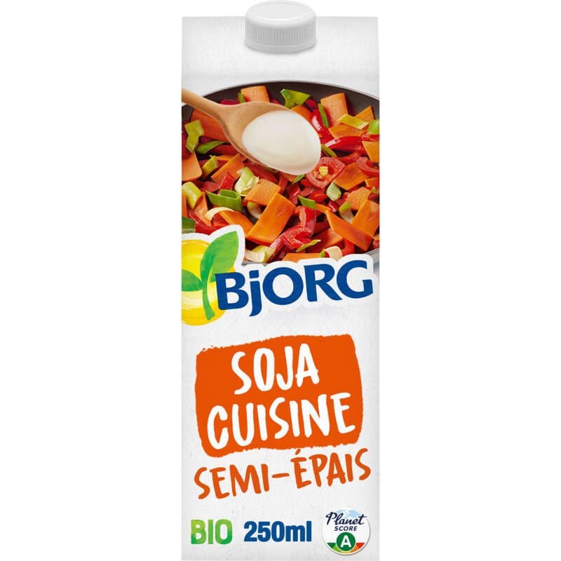 Bjorg Soja cuisine semi épais Bio 25cl